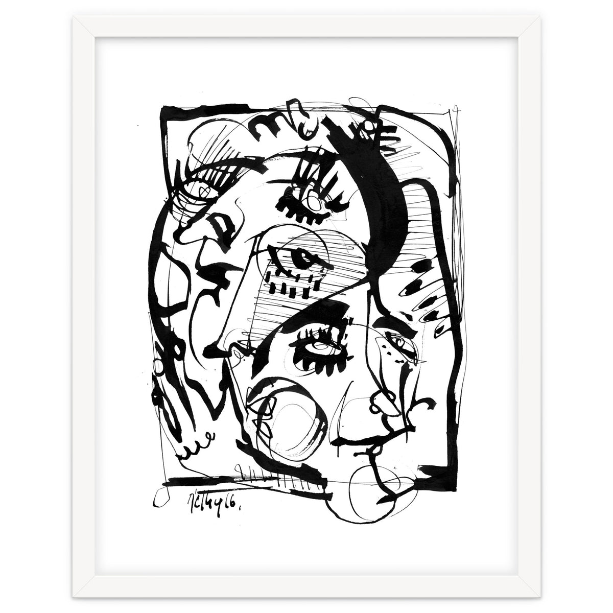 The Pretty People - b&w