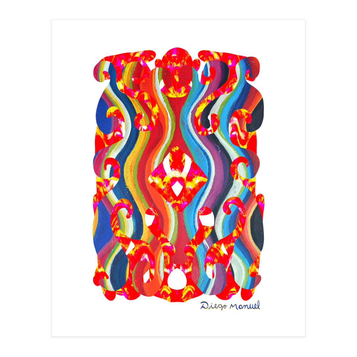 Pop Abstract Asimetrico 31 Copia (Print Only)