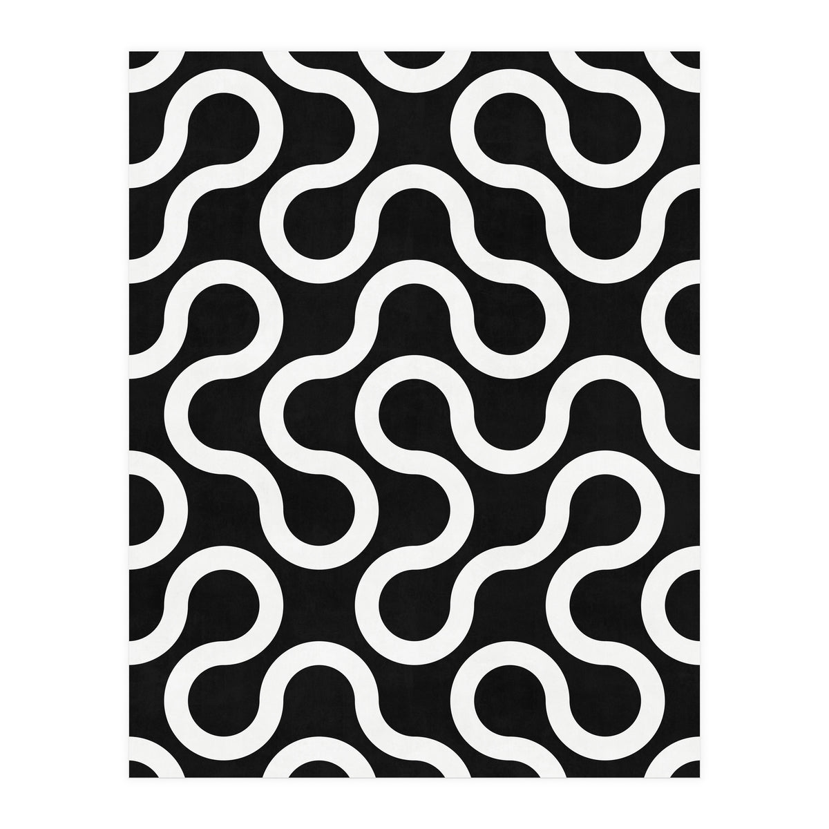 My Favorite Geometric Patterns No.36 - Black (Print Only)
