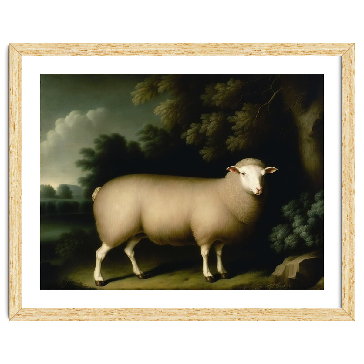 Sheep Classical Oil Painting