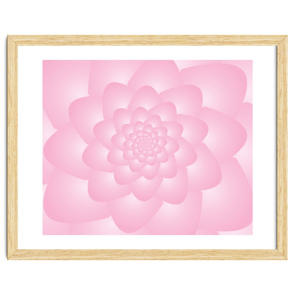 Pastel Colors Flower Pattern Set Red