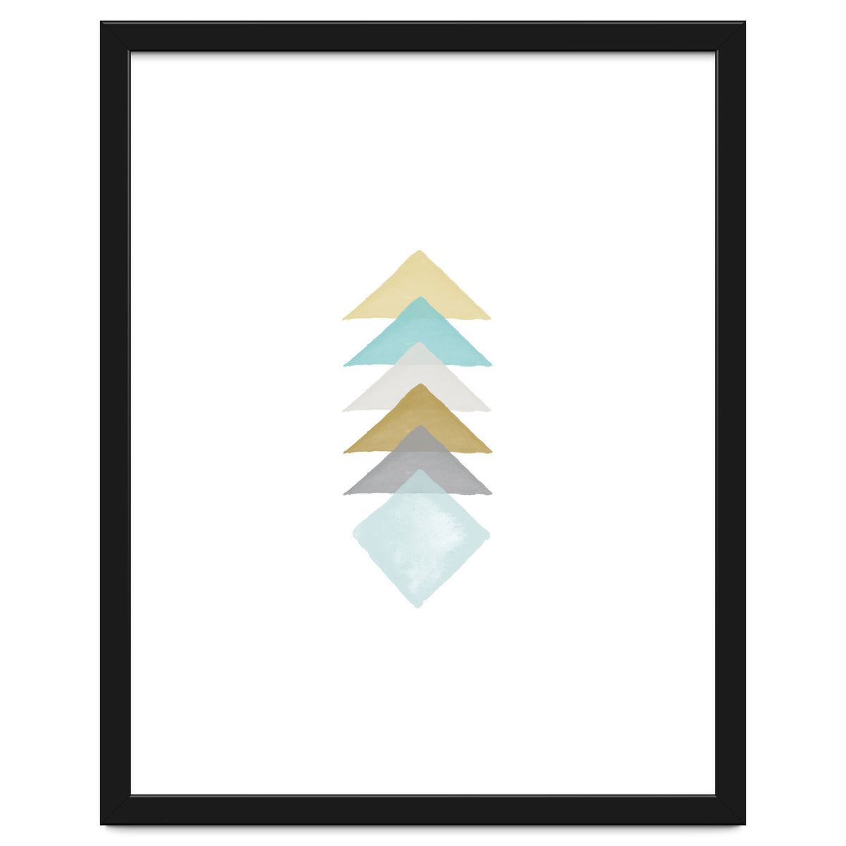 Watercolor Triangles