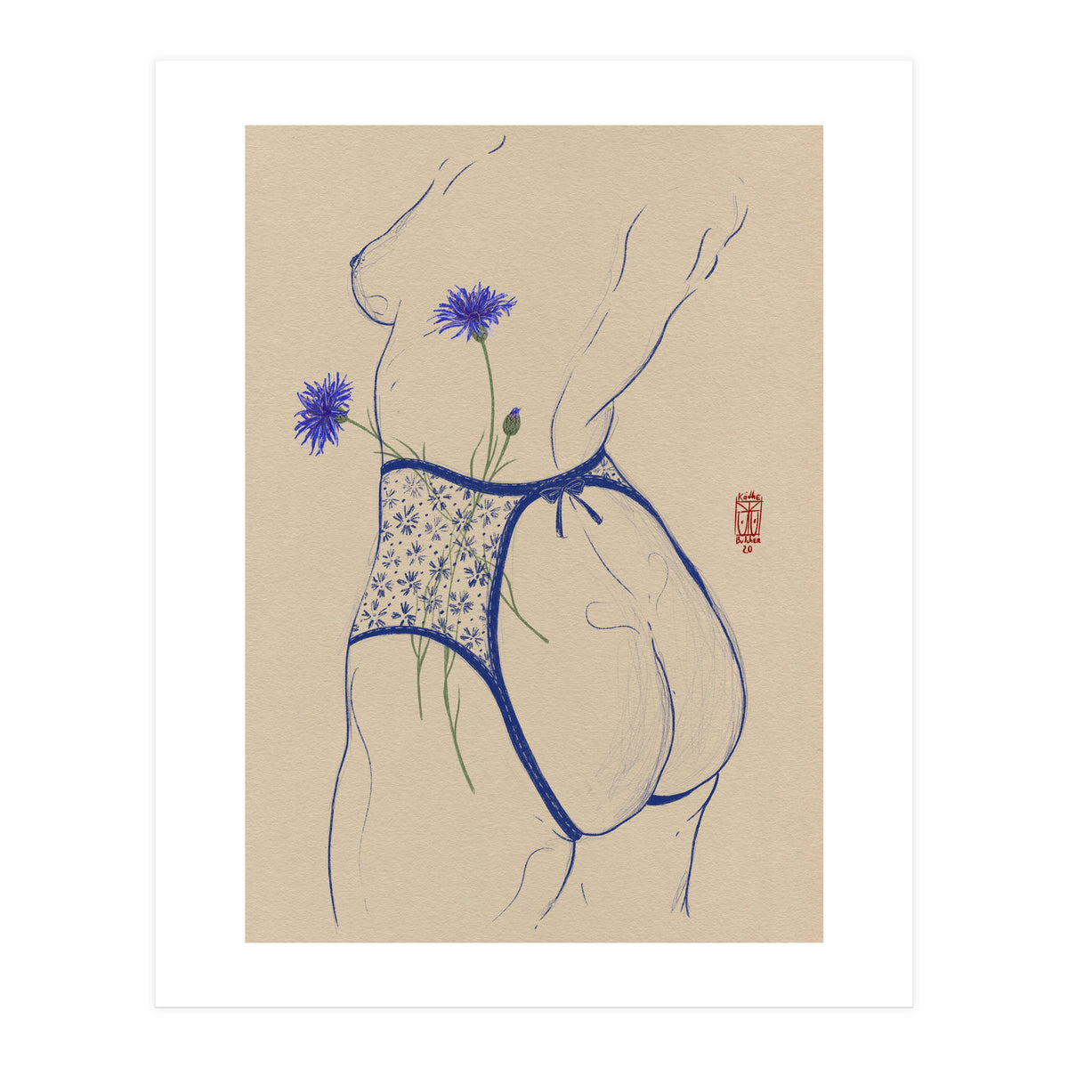 Corny Flowers  (Print Only)