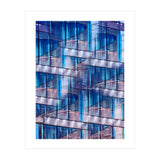 Blue Skyscraper Abstract (Print Only) thumbnail