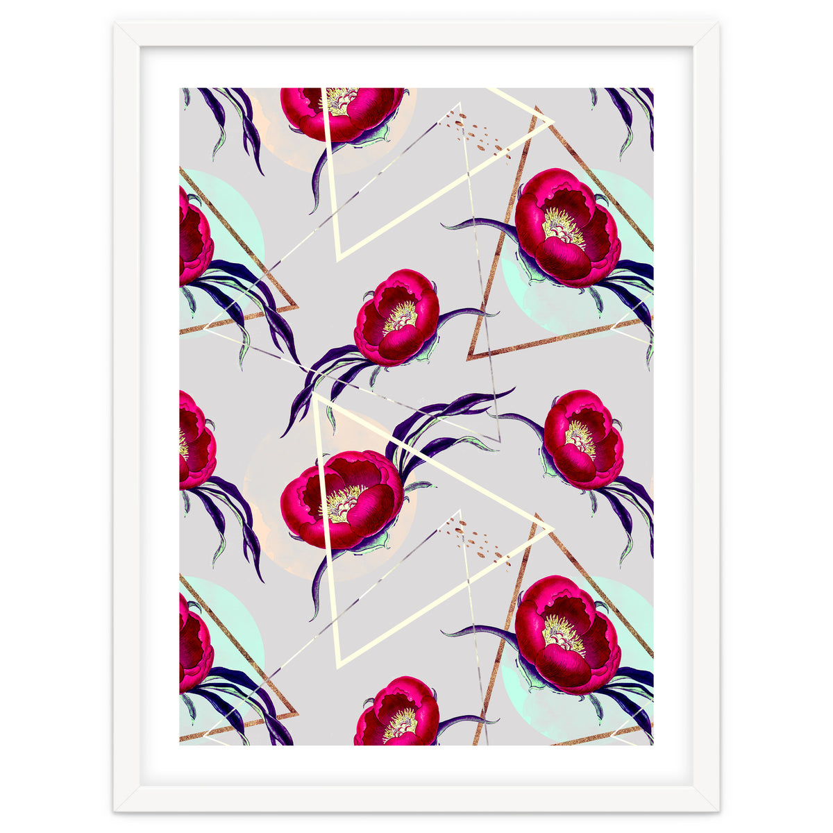 Flowery blooming with geometric II