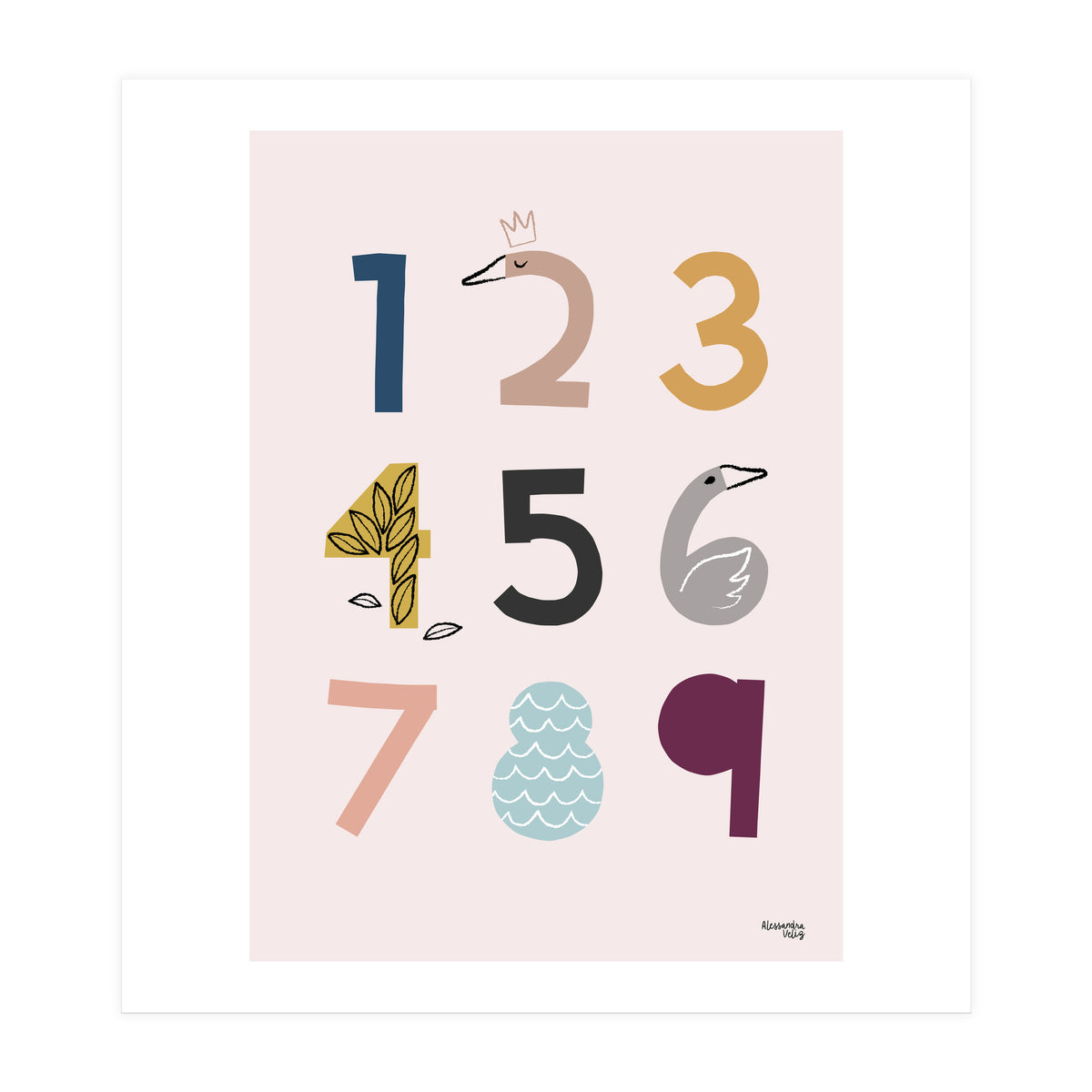Numbers & Swans (Print Only)