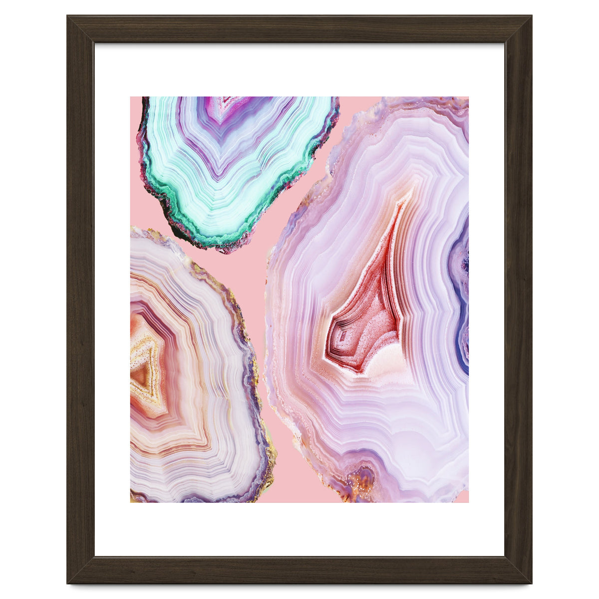 Mineral Agates #Glam collection