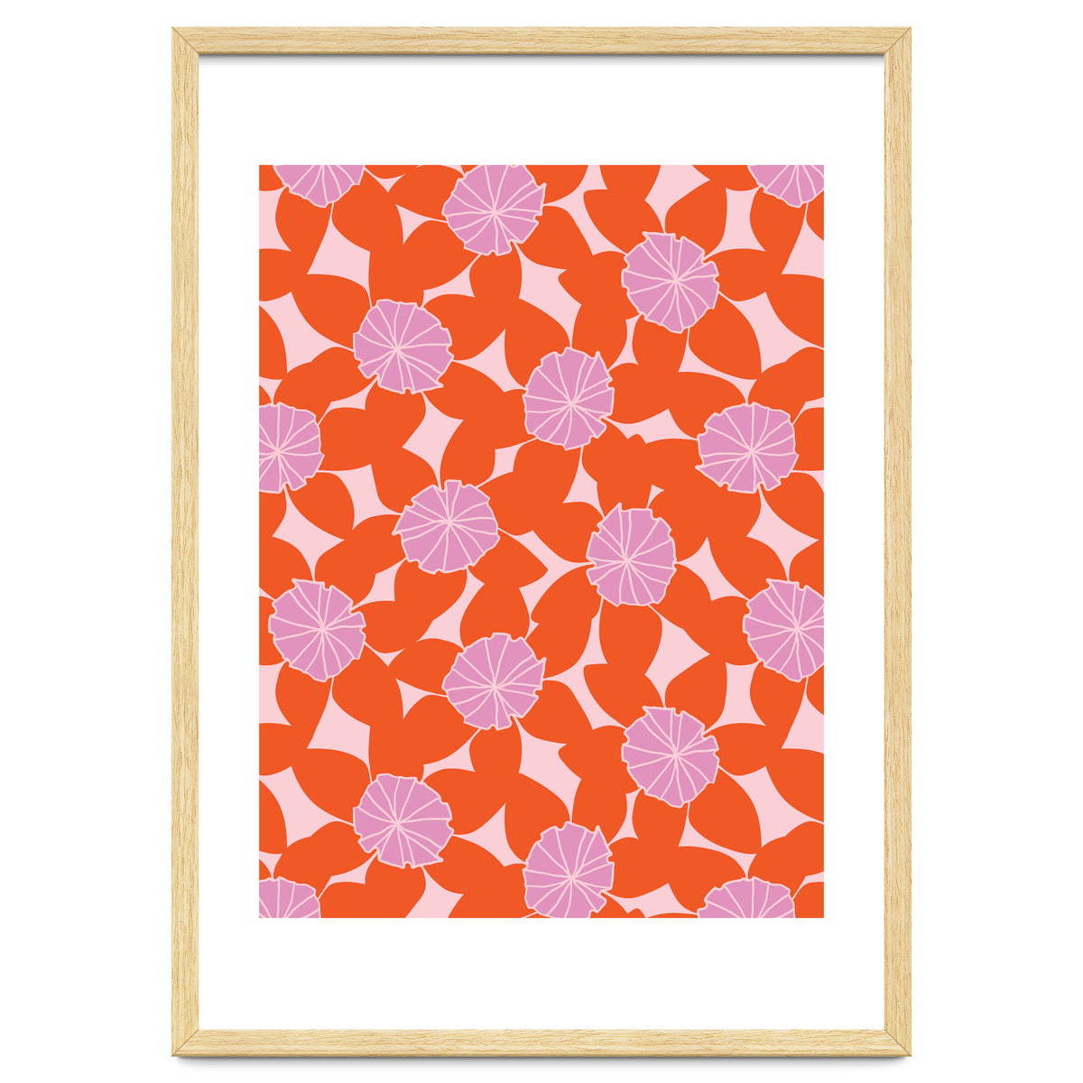 Purple Flower Pattern