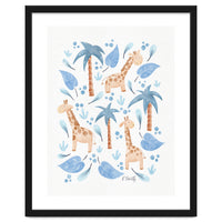 Jungle Giraffes | Blue