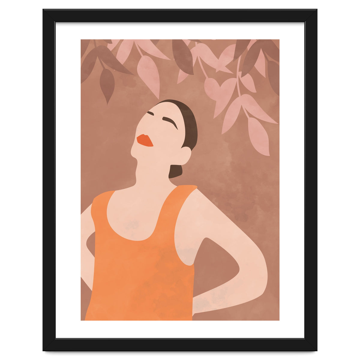 Mid Century Modern Boho Woman