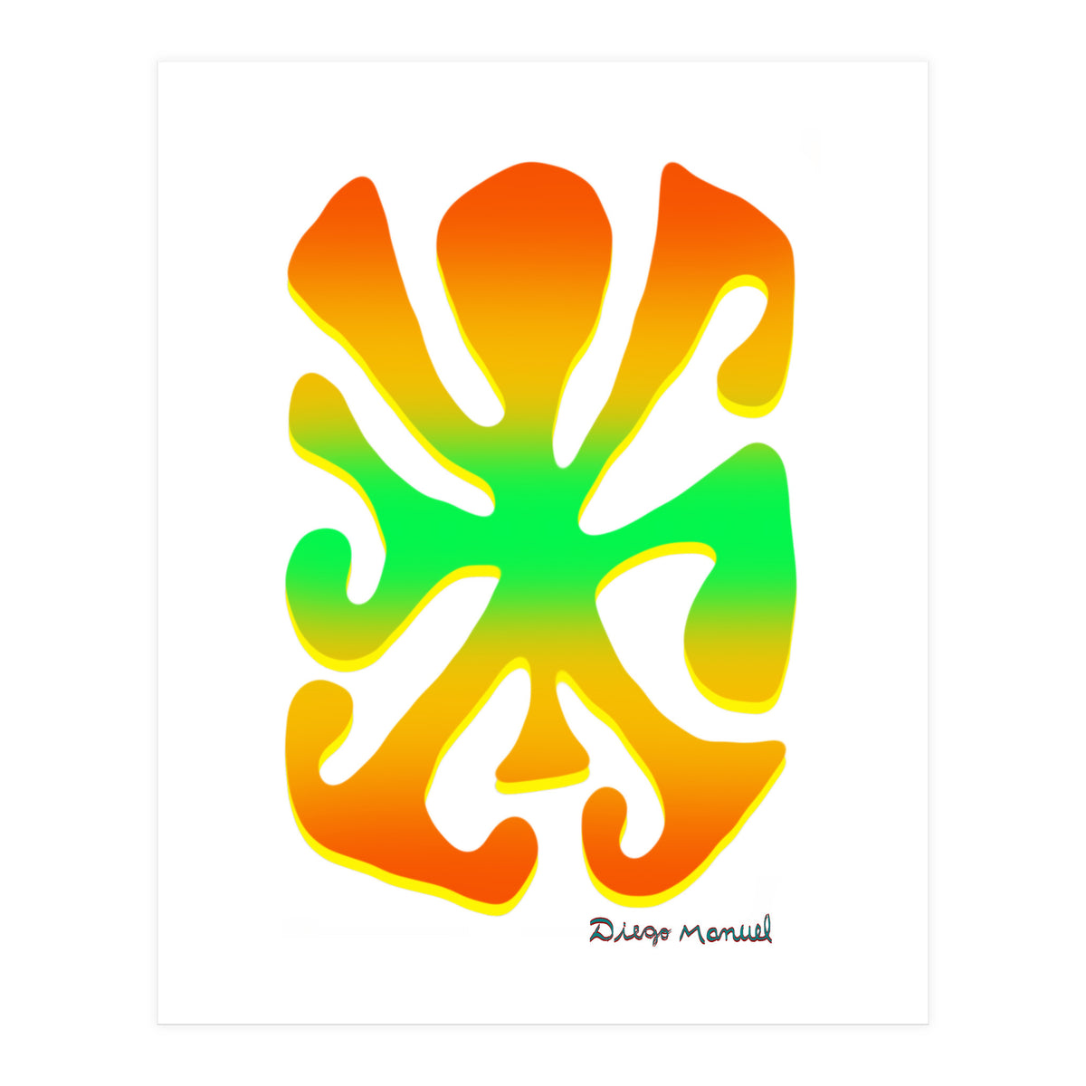 Fuego 168 Copia (Print Only)