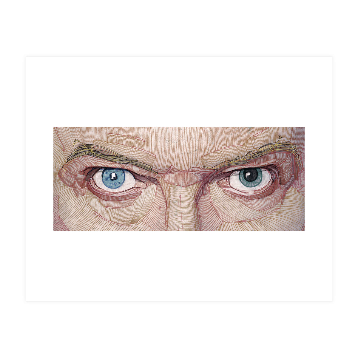 David Bowie Eyes (Print Only)