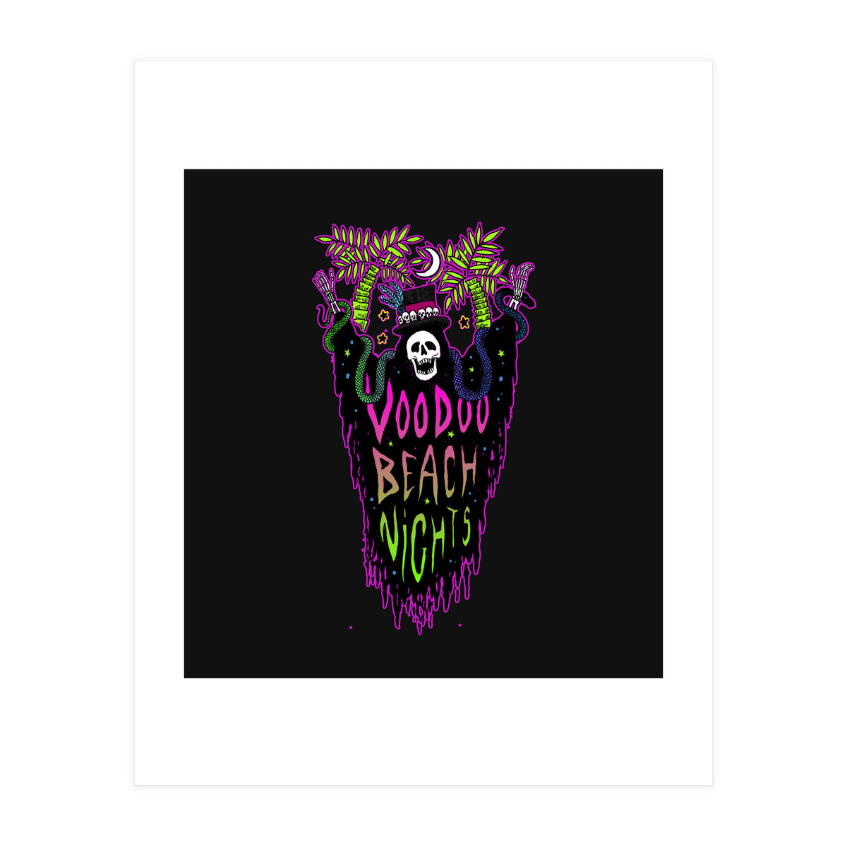 Voodoo Beach Nights (Print Only)