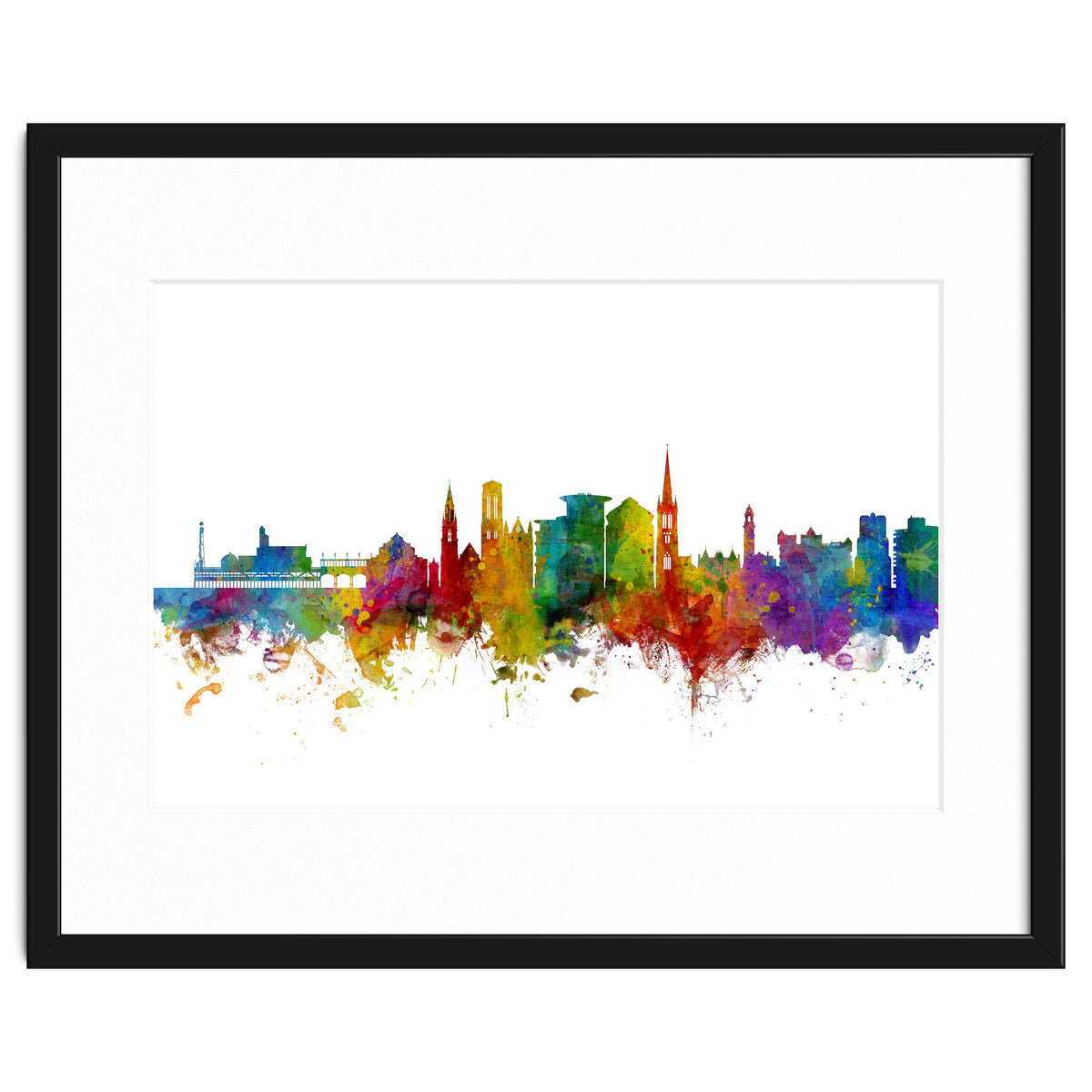 Bournemouth England Skyline