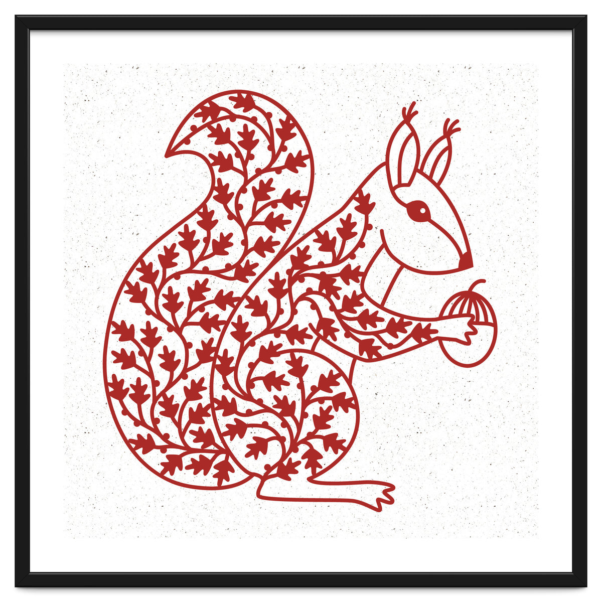 Squirrel Papercut
