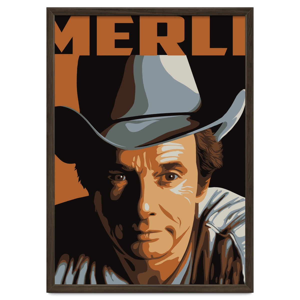 Merle Haggard Poster