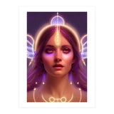 Purple Haze - Goddess of Light Digital Fantasy Artwork (Print Only) thumbnail