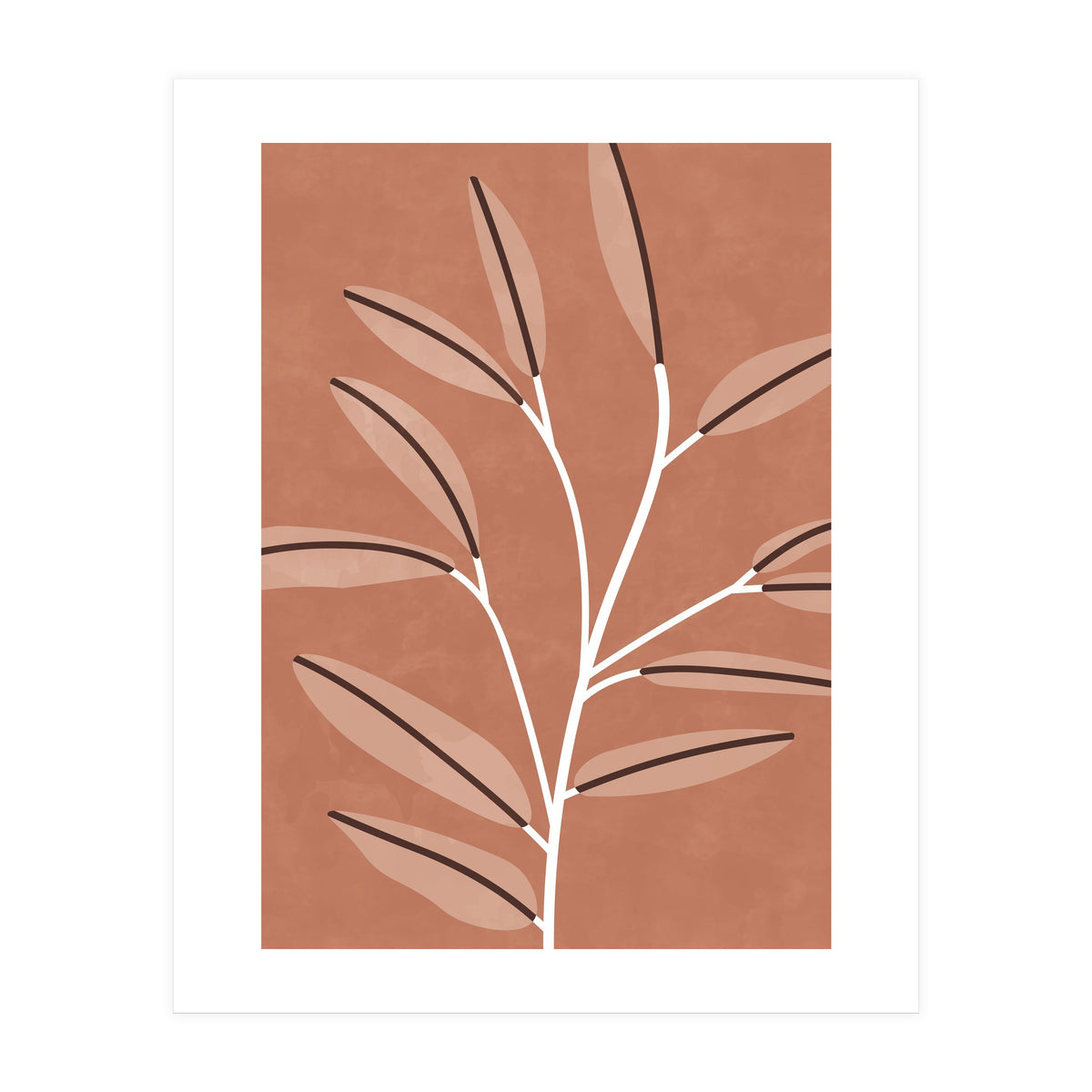 Mid Century Modern Plant (Print Only)