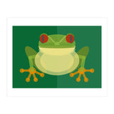 Mid Century Geometric Tree Frog (Print Only) thumbnail