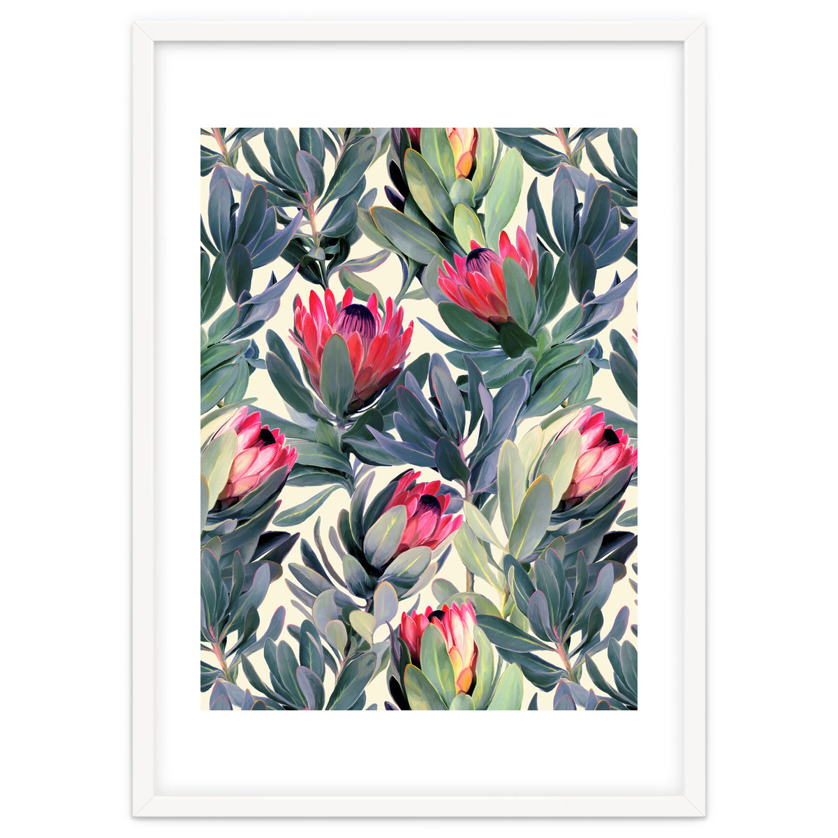 Painted Protea Pattern
