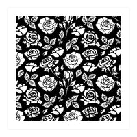 White Rose #illustration #pattern (Print Only)