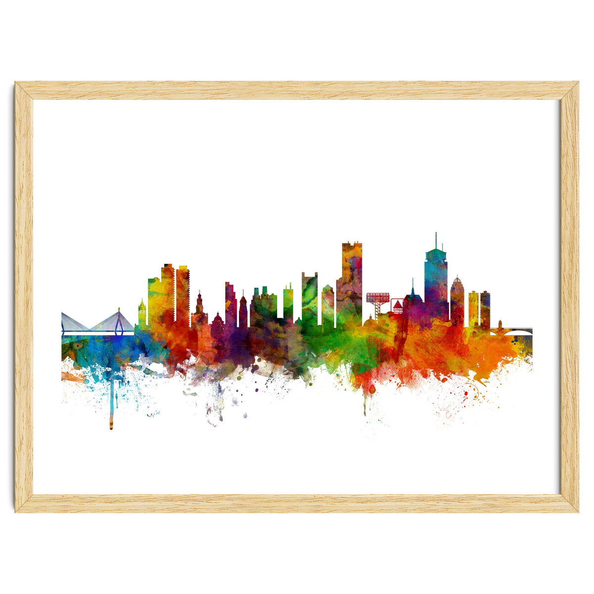 Boston Massachusetts Skyline