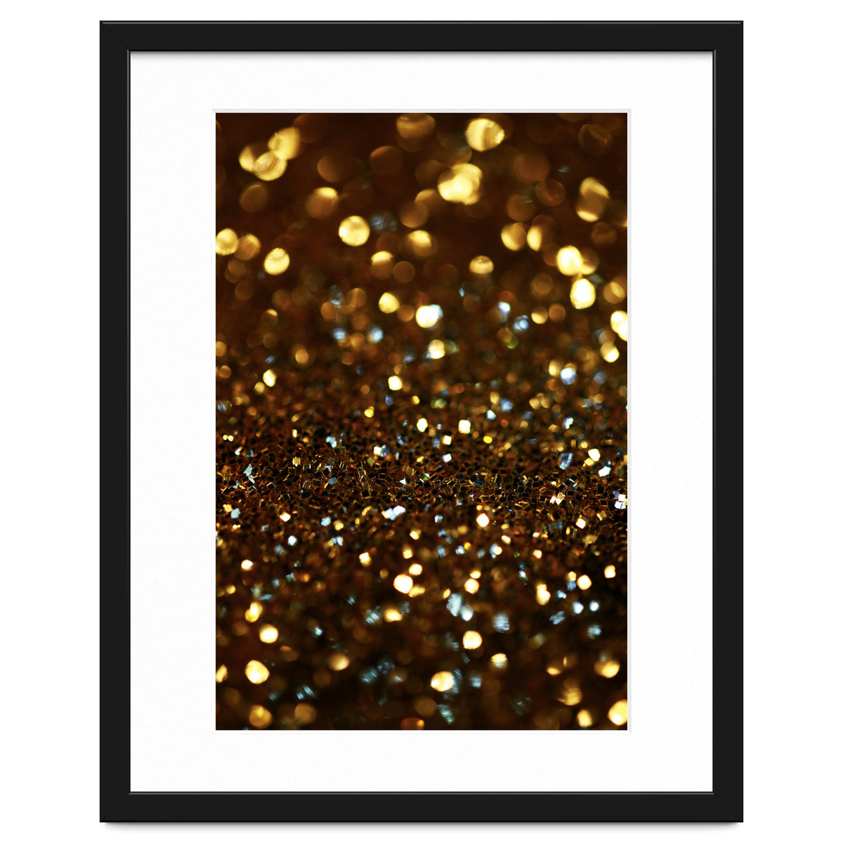 Golden glitter