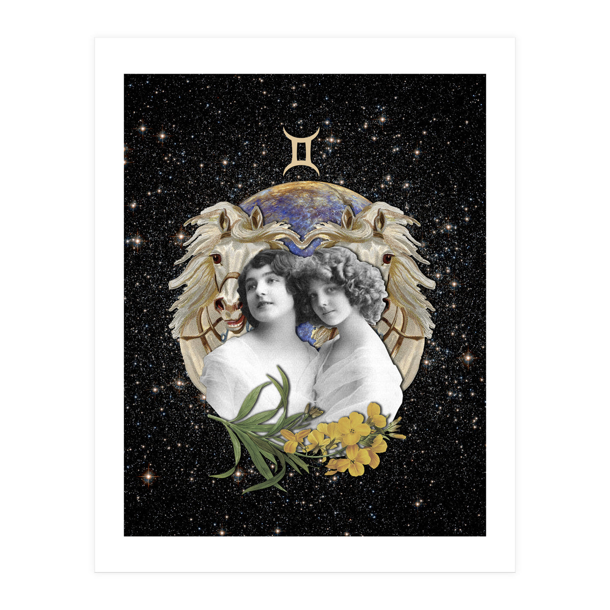 Gemini Zodiac Sign (Print Only)