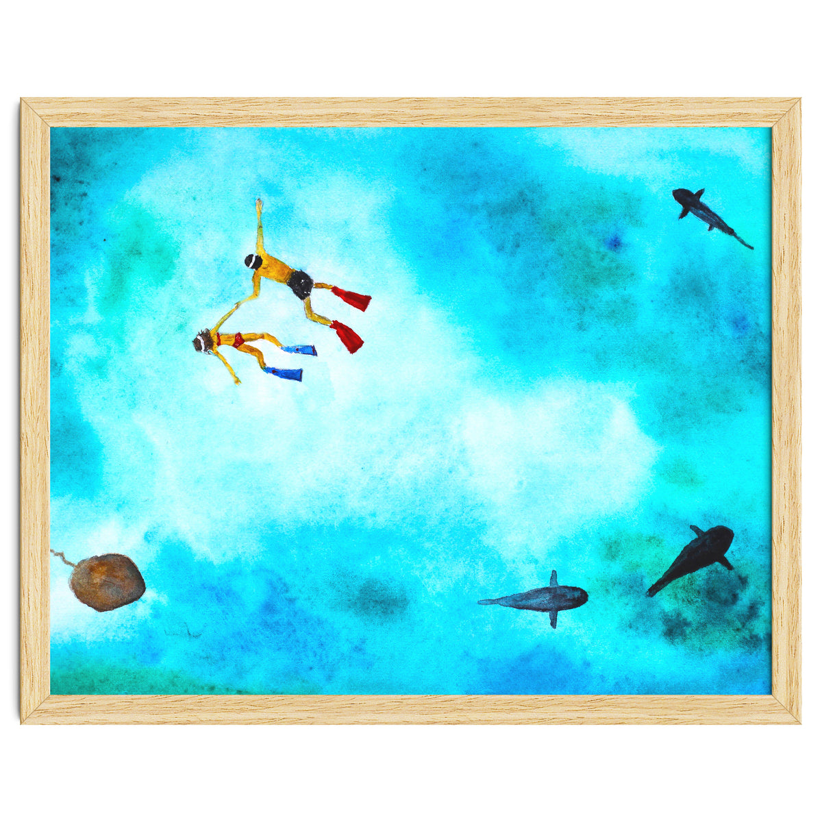 One summer day || watercolor