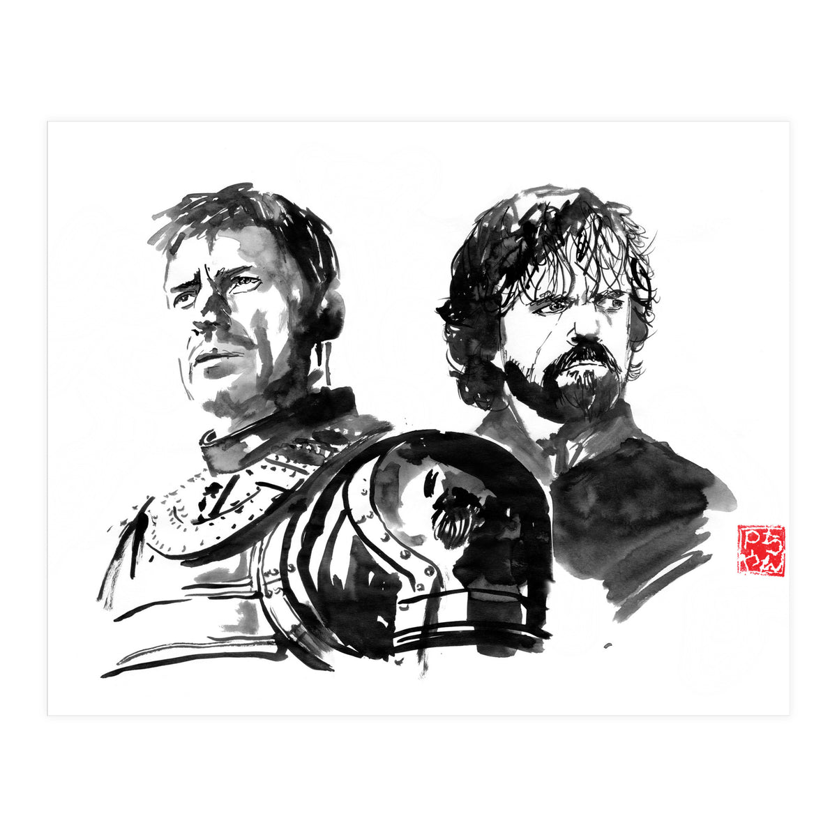 Jaime And Tyrion lannister (Print Only)