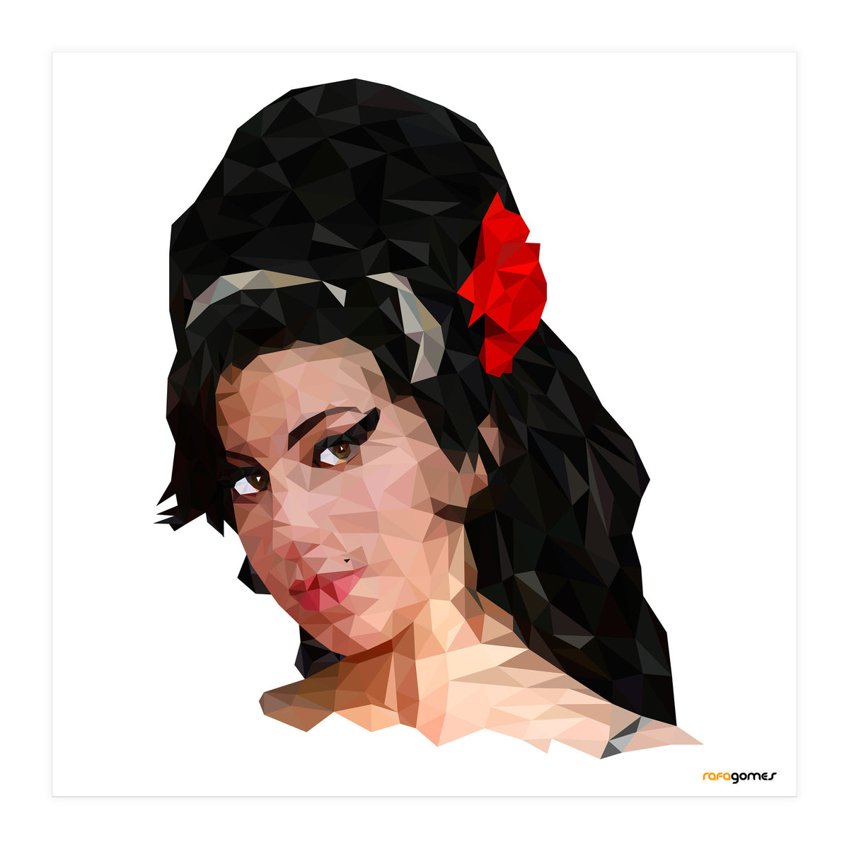 Amy Low Poly (Print Only)