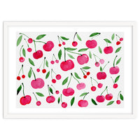 Pink cherry pattern