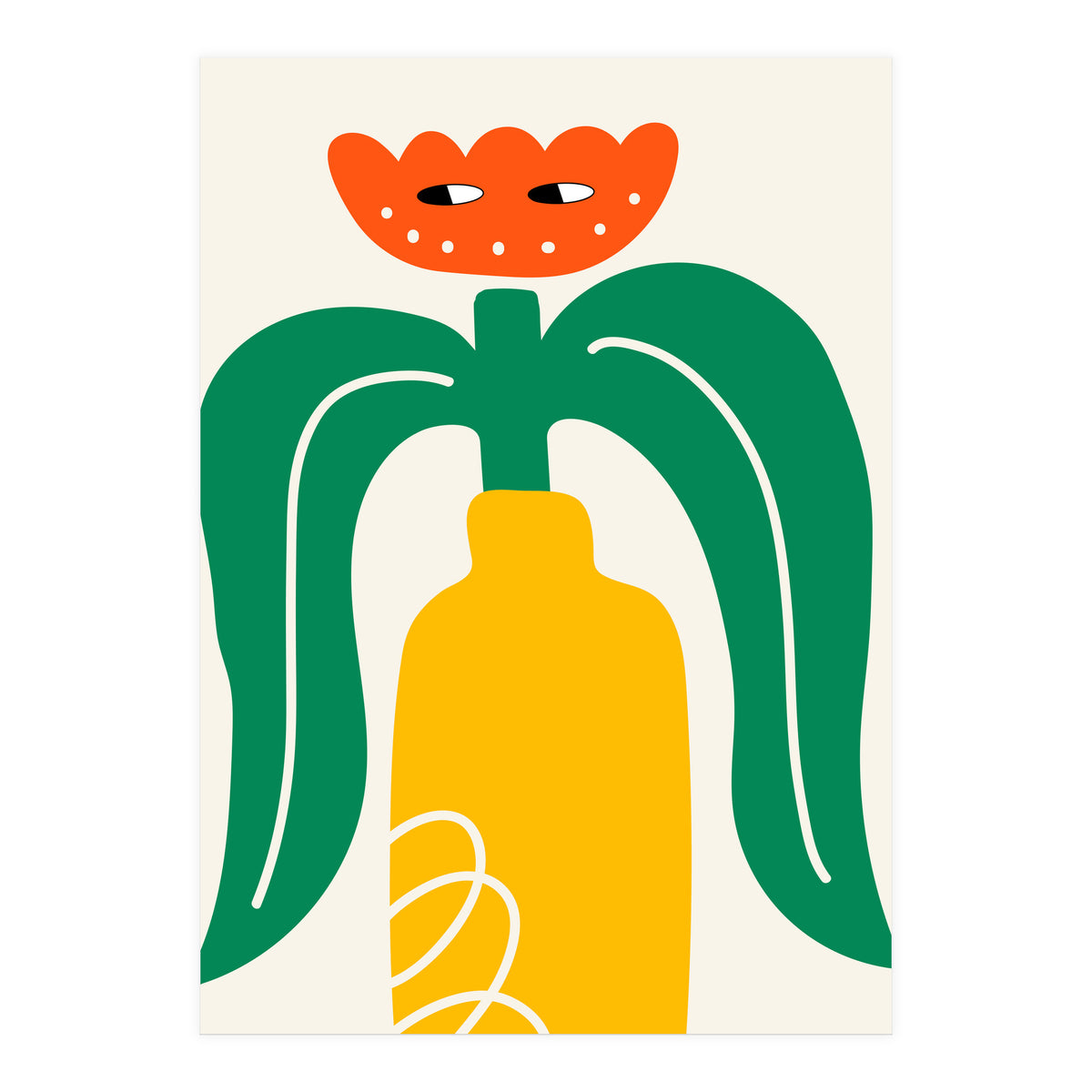 Flower Character (Print Only)