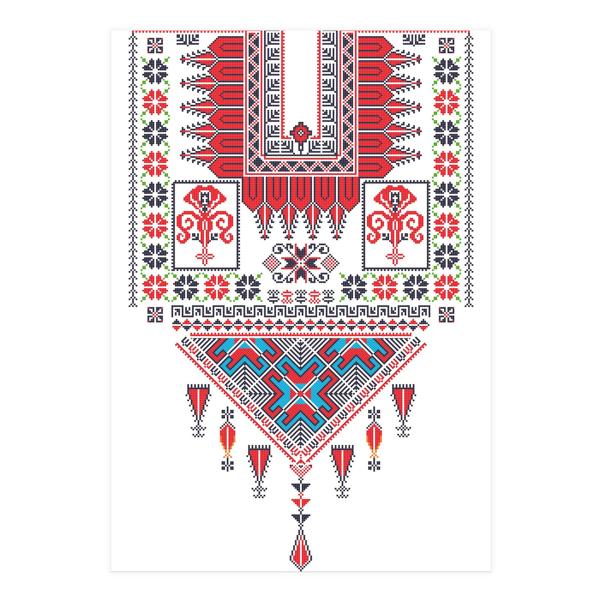 Tatreez Ornament 8 (Print Only)