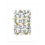 Dinosaur Numbers  (Print Only) thumbnail