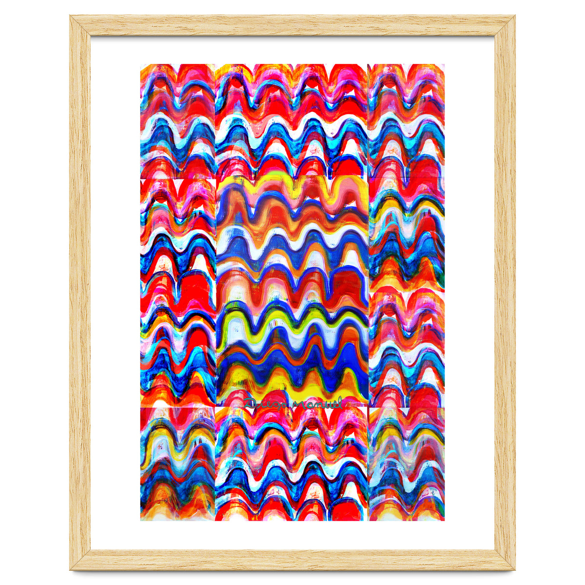 Pop abstract color full