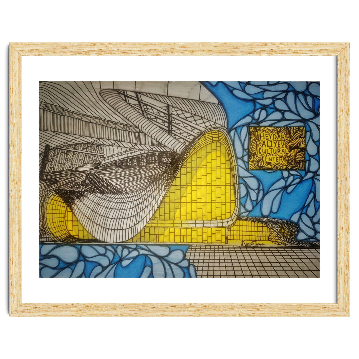 Heydar Aliyev Center Coloured