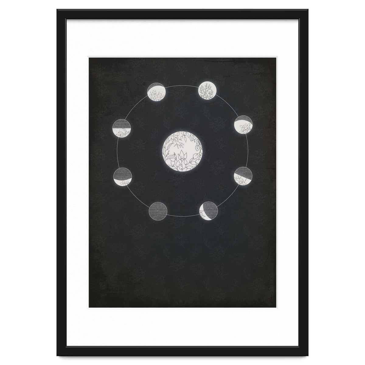 Floral moon phases