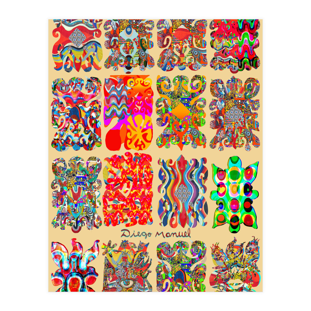 Tapiz Perfiles 2023 27 (Print Only)