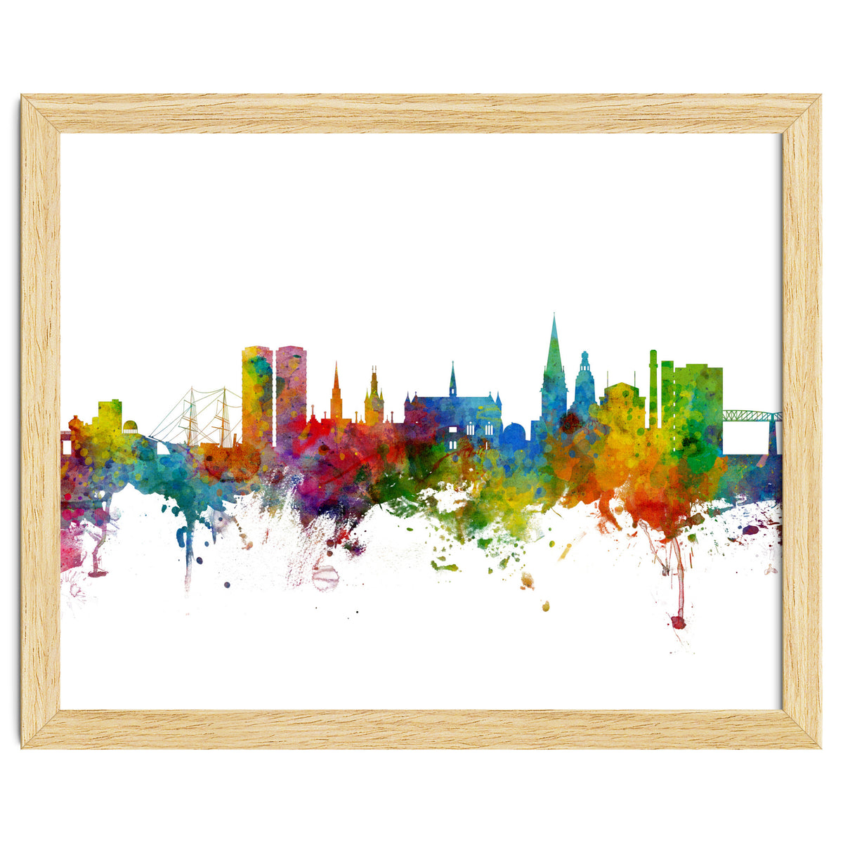 Dundee Scotland Skyline