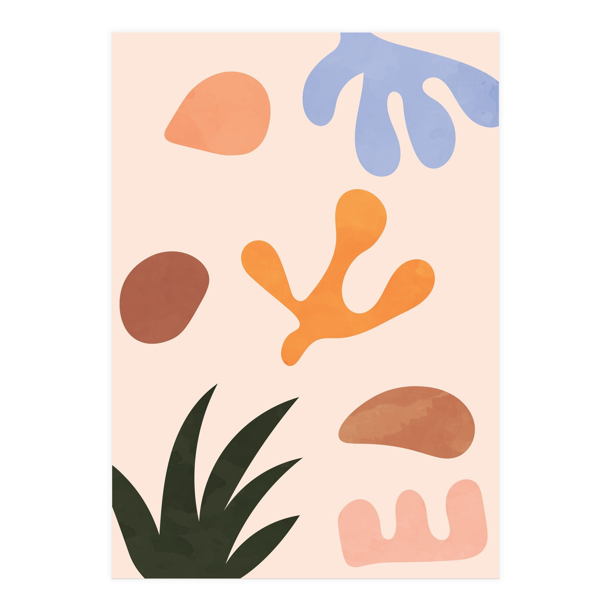 Abstract Botanical Plant (Print Only)