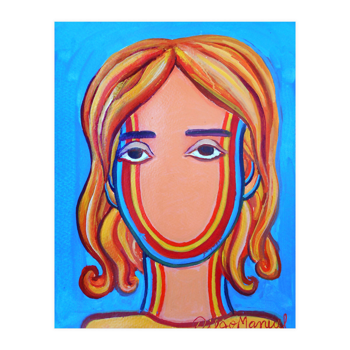 Cabeza De Mujer 2  (Print Only)