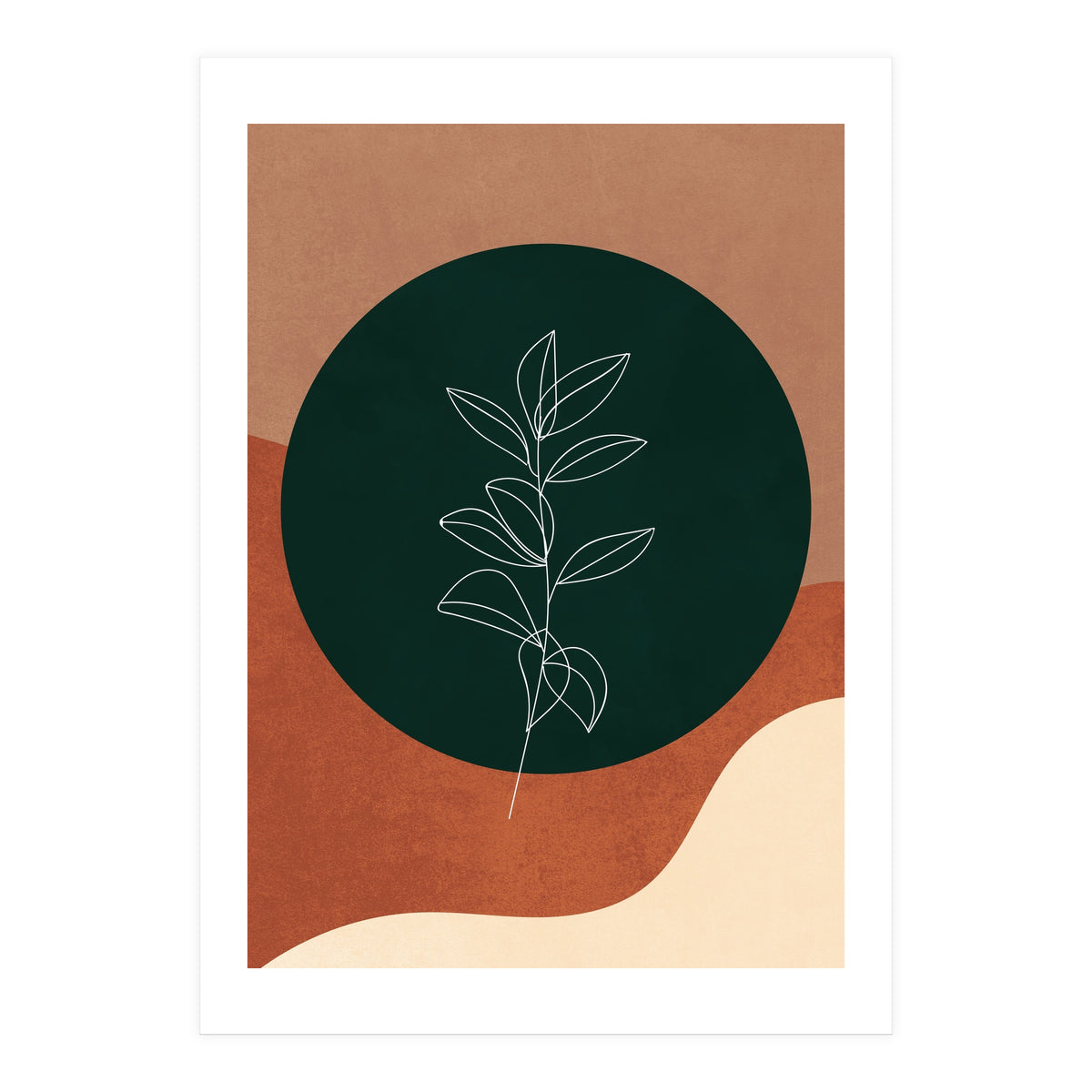 Geometrical Minimalist Boho Abstract (Print Only)