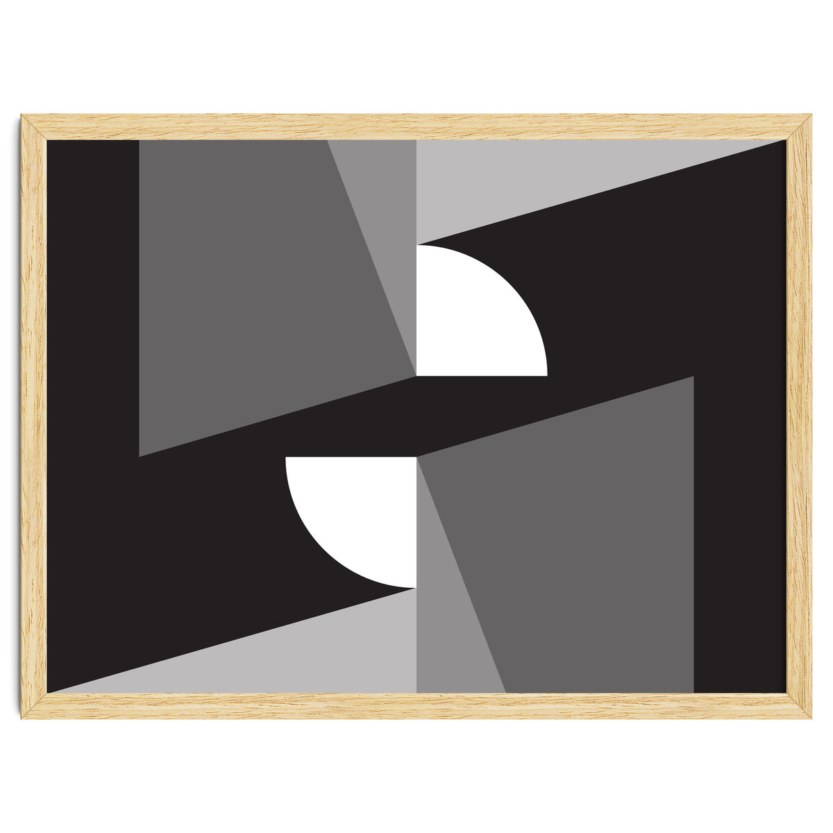 Geometric Shapes No. 11 - monochrome