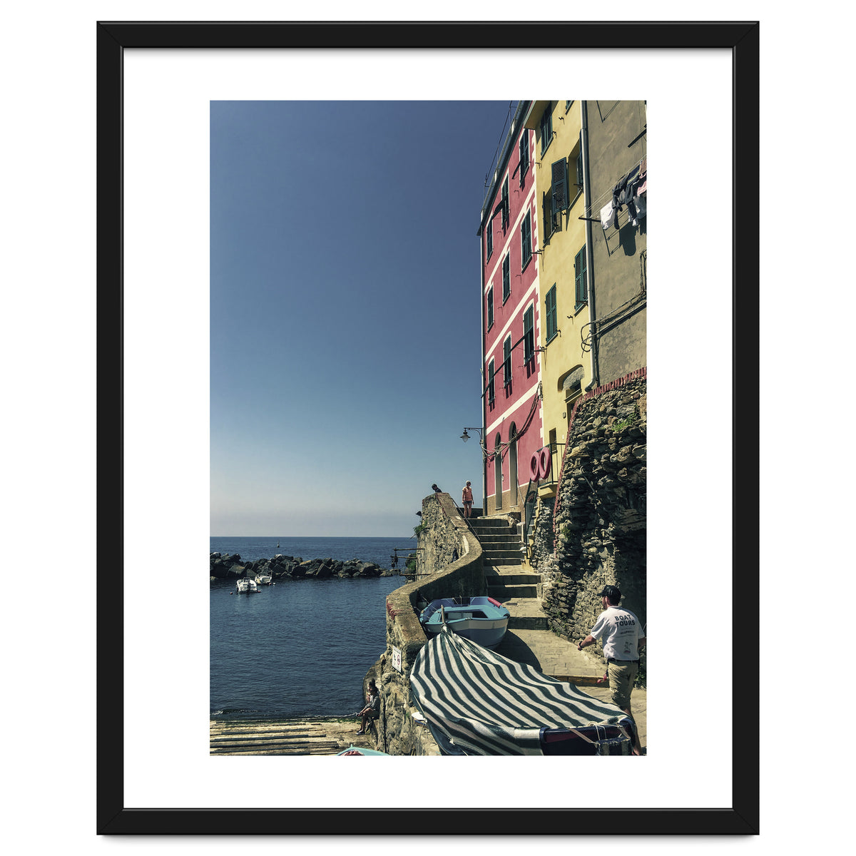 Cinque Terre Houses And Sea