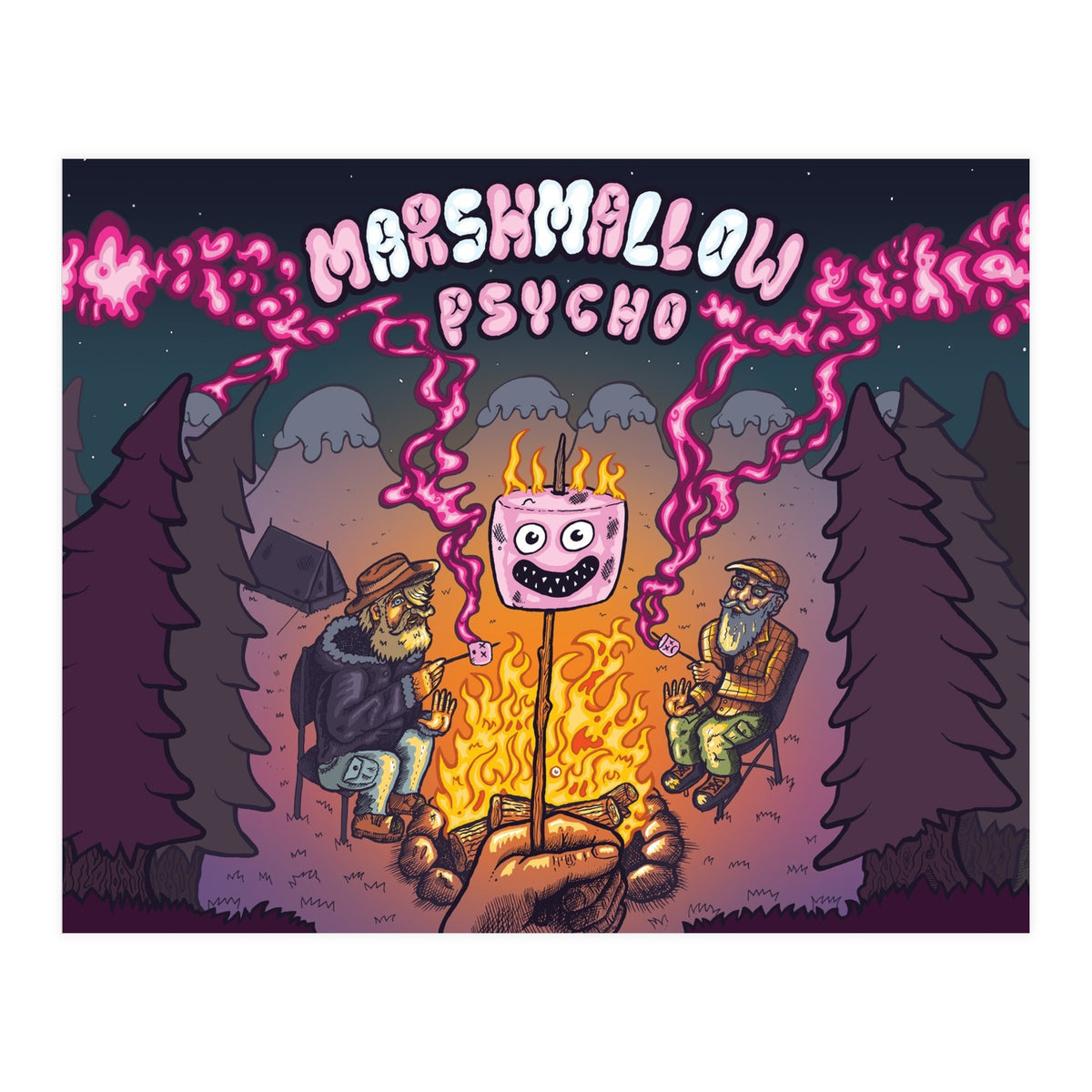 Marshmallow Psycho 12.3% ABV Bourbon Barrel Aged Marshmallow Stout (Print Only)