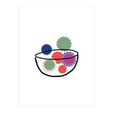 Fruits Or Flowers Rgb White (Print Only) thumbnail