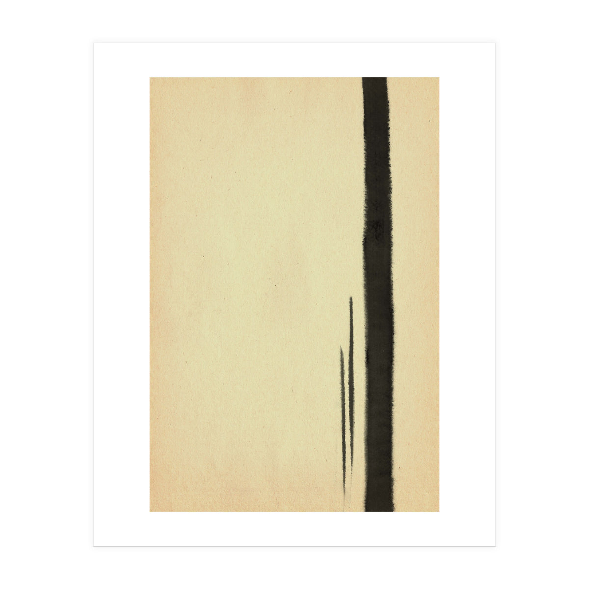 Minimalist black stripe (Print Only)