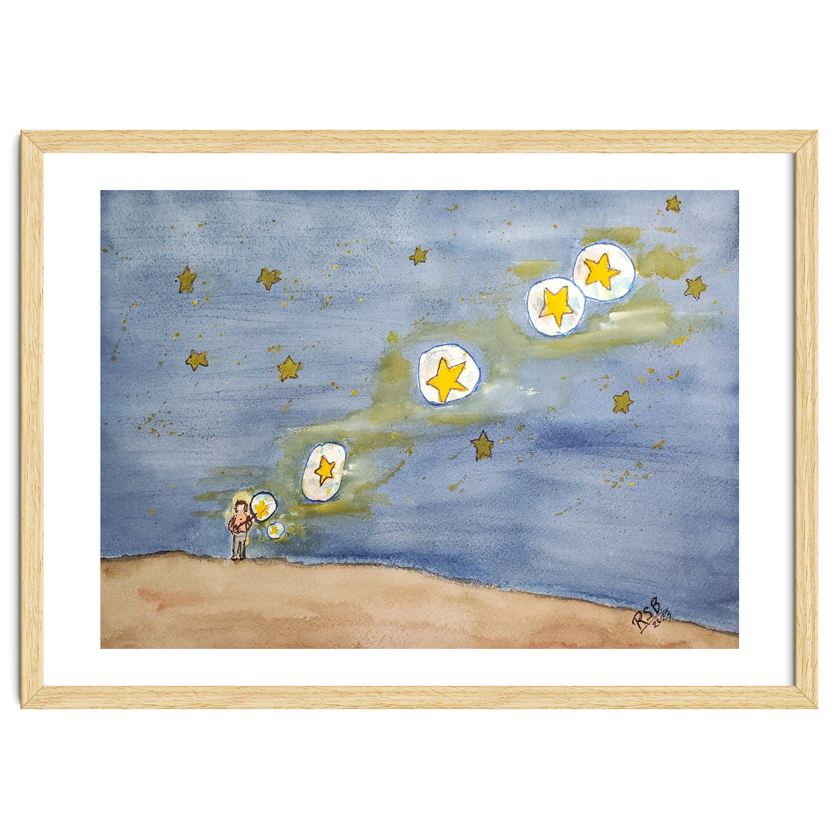 He Dipped the Bubble Wand, Waved his Arm, and Filled the Sky With Stars