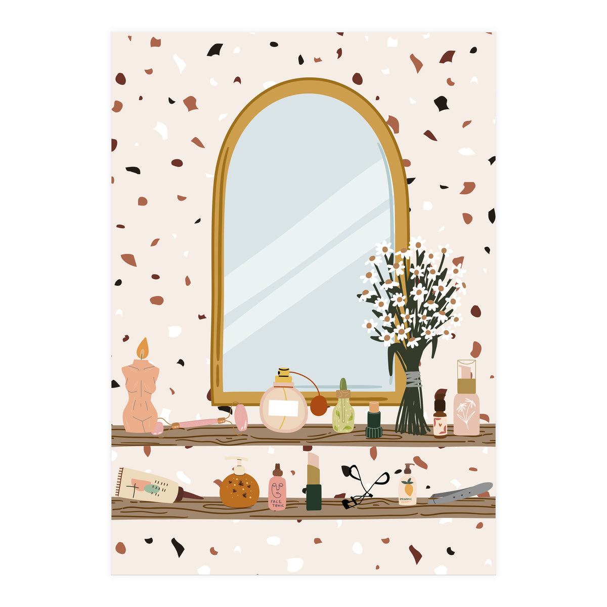 Boho Mirror Station (Print Only)